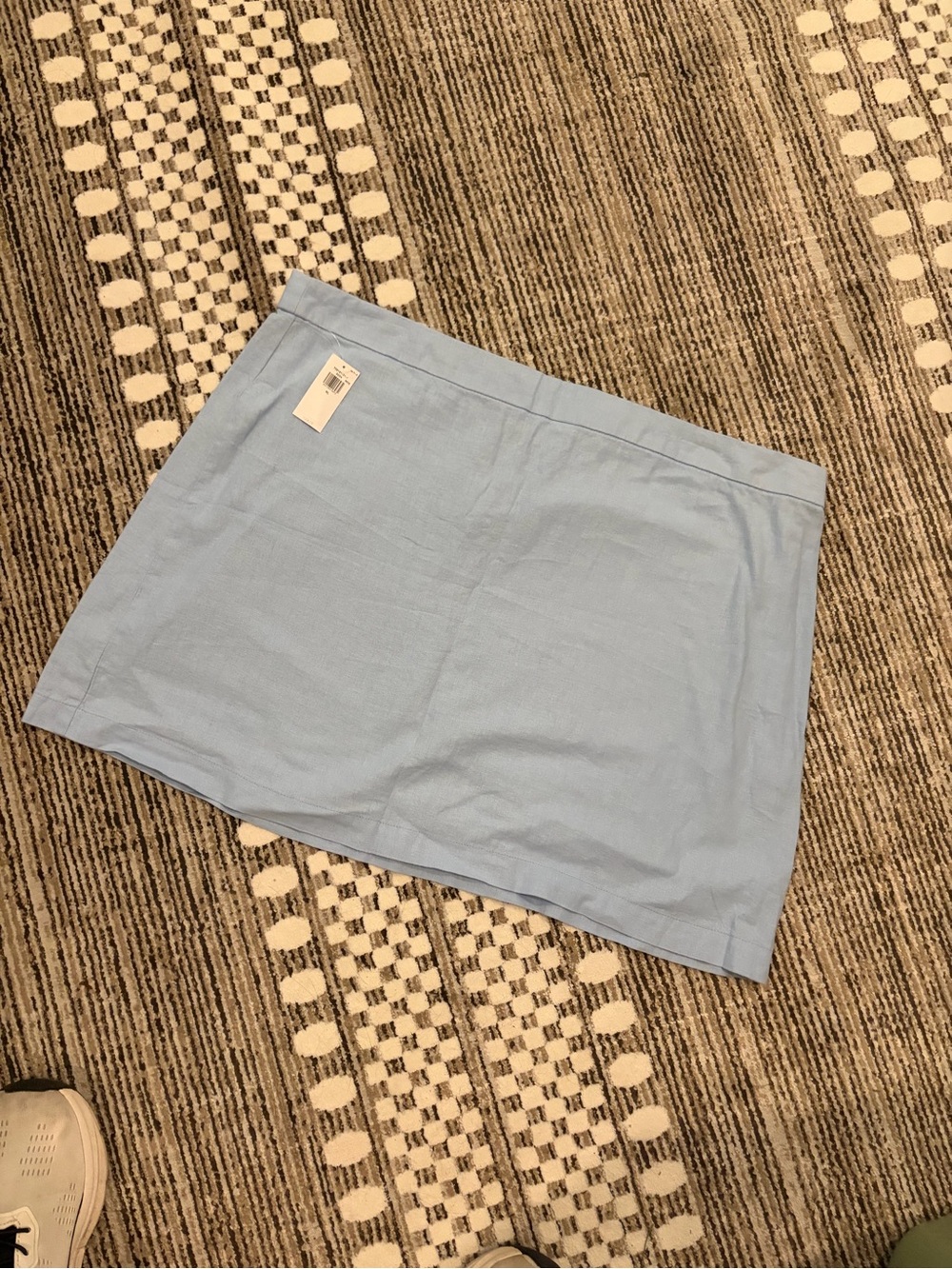 NWT Sky Blue Linen Skirt